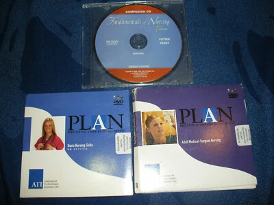 ATI MOSBY NURSING NURSE HOSPITAL TRAINING DVD CD LOT NCLEX - ONE IS SEALED - Image 1 of 4