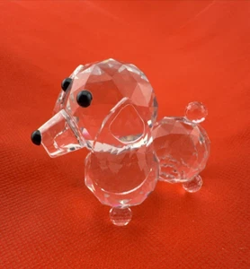 Hyaline & Dova (Dora?) Crystal Cute Dog Ornament Statue New In Box - Picture 1 of 13