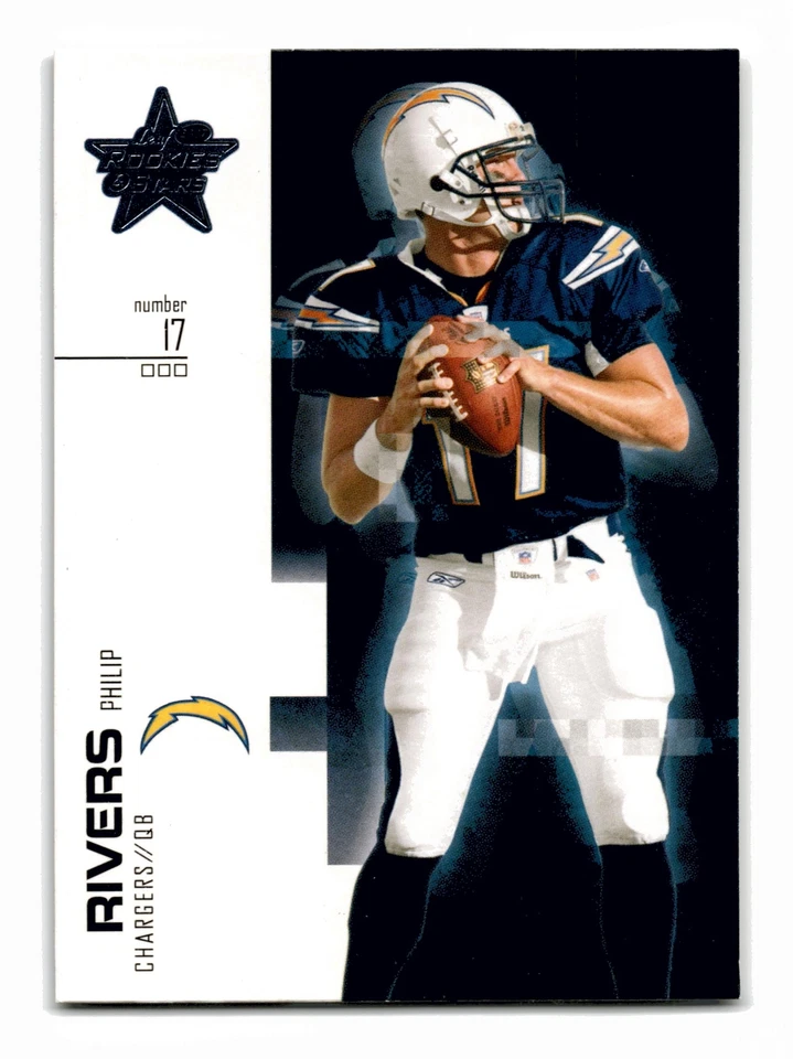 Philip Rivers 2007 Leaf Rookies & Stars #98 HOF San Diego Chargers NM-MINT - Image 1 of 2