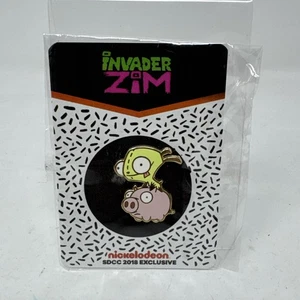 SDCC 2022 Comic Con 2018 Nickelodeon Emaille Pin Exclusive Invader Zim - Bild 1 von 5
