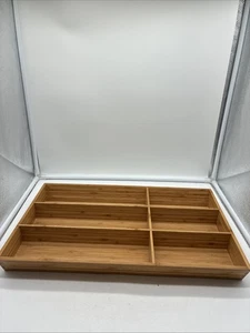Ikea Variera Bambus Besteckkasten 19,5"×11,5"x2" Küche Schublade Organizer Holz - Bild 1 von 14