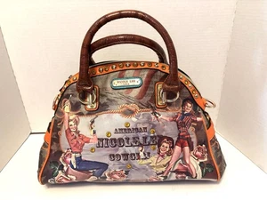 Bolso de mano Nicole Lee American Vaquera Tachuelas Joyas Años 50 Vaqueras - Imagen 1 de 14