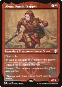 1x Alena, Kessig Trapper (Foil Etched) - NM - Commander Legend - SPARROW MAGIC - Picture 1 of 1