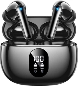 Auricolari Wireless, Auricolari Bluetooth con Suono Stereo Big Bass, 48 Ore di Playti - Foto 1 di 7