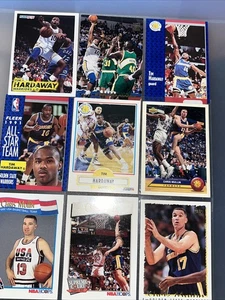 NBA Lot 9 Golden State Warriors Cards Tim Hardaway Chris Mullin - Picture 1 of 10