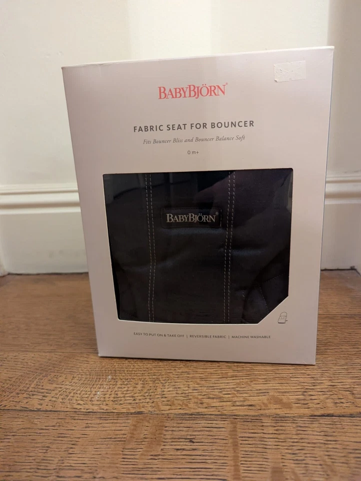 Сменный тканевый чехол для сиденья вышибалы Baby Bjorn для блаженства и мягкого баланса, синий - Изображение 1 из 1