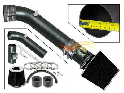 BCP RW GREY For 06-08 Infiniti M35 3.5L V6 Air Intake Kit System +Filter - Image 1 of 4
