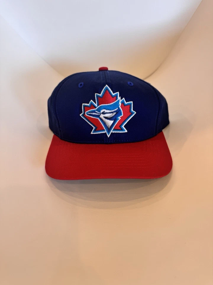 Gorra YOUTH Vintage Toronto Blue Jays Snapback Azul MLB Béisbol Años 90 Nueva con Etiquetas Foto 1 de 4