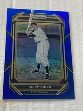 2023 Panini Prizm Ralph Kiner Blue Holo /149 Parallel Pirates HOF