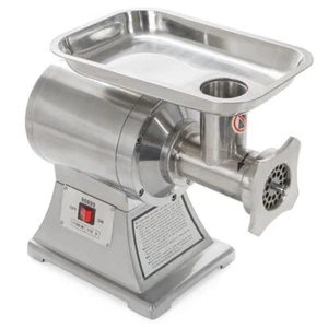 Barton Commercial #12 Meat Grinder w/ Cutting Blade Electric Stainless Steel - Picture 1 of 11