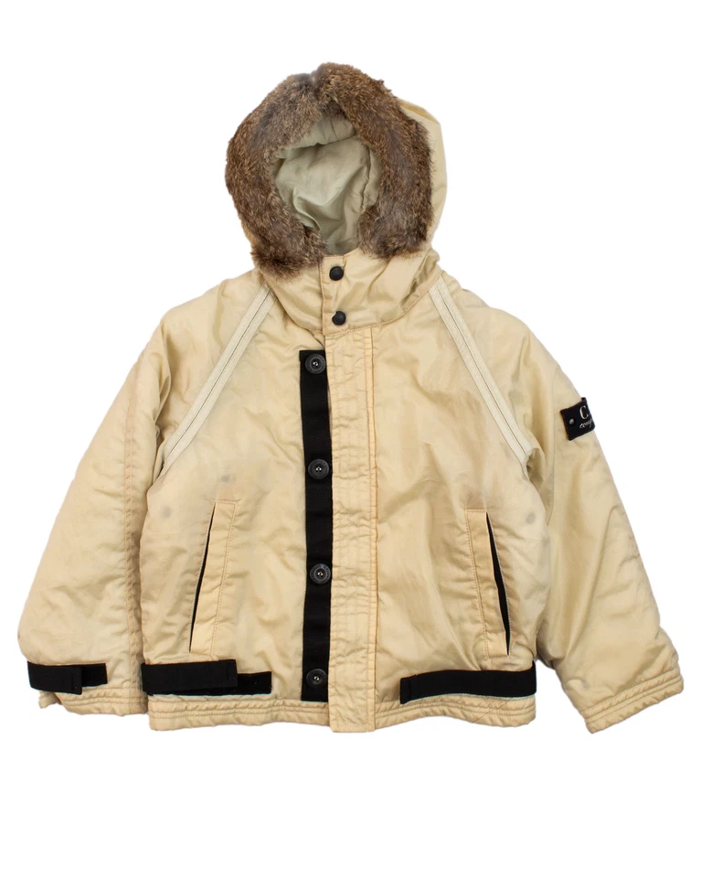 Chaqueta Parka Corta Con Capucha Clásica Vintage CP Company Niños Talla S/8 Años Foto 1 de 4