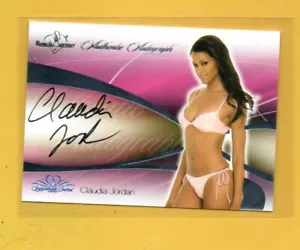 D28230 2008 Bankwärmer Signature Serie Autogramme silber #10 Claudia Jordan - Bild 1 von 1