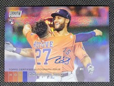 2020 Topps Stadium Club Chrome ABRAHAM TORO RC AUTO On Card ASTROS MARINERS 