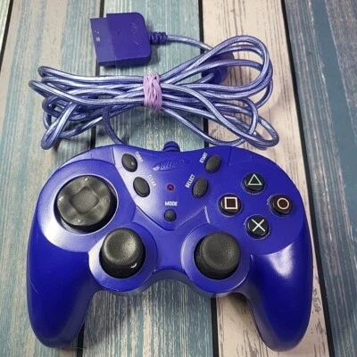 Intec Sony PS2 Playstation 2 Controller (PS2-7001-A) Tested Works No Sticking!!! - Image 1 of 4