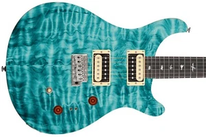 Guitar Skin Axe Wrap Re-skin Vinyl Decal DIY Quilted Maple MCM Teal GS 201 - Picture 1 of 47