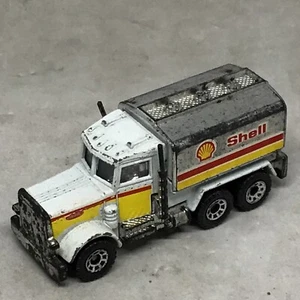 1981 Matchbox Peterbilt Tank Tanker Shell Gas/Oil Truck Series 2 1:80 Diecast - Picture 1 of 7