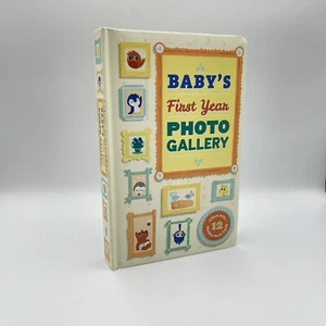 Baby's First Year Photo Gallery Album with 12 Monthly Photo Cards - Picture 1 of 9
