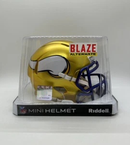 Minnesota Vikings NFL Riddell Blaze Alternate Mini Helmet! Date Code June 2017 - Picture 1 of 6