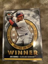 Jose Ramirez 2022 Topps Home Run Challenge Winner Card Serial # 222/361 / SWEET