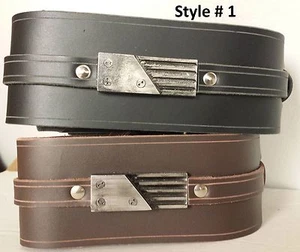 Star Wars Licensed Jedi or Sith Leather Belt Museum Replicas Style #1 - Picture 1 of 3