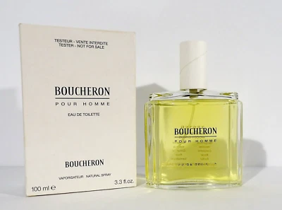 New Boucheron Pour Homme 3.3 oz Eau de Toilette Spray Tester Foto 1 de 4