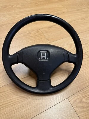 92 93 94 95 96 HONDA CIVIC EG EH EJ CRX Del Sol Lenkradsatz Schwarz OEM JDM - Bild 1 von 4