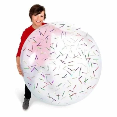 Super Wubble Stuf’d Bubble Ball Jelly Pouch Inflates 30”+ w/ patch Stuffed - Image 1 of 4