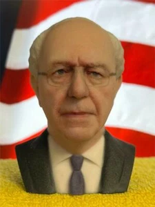 3D Printed Full Color Bernie Sanders Bust Statue President Collectible 3 Inch - Picture 1 of 5