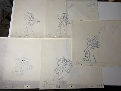 FRAIDY CAT Animación Celular Filmación Años 80’s 70’s Vintage Dibujos Animados Arte Tv Show I15 Foto 1 de 4