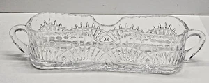 Godinger Shannon Crystal Knife Spoon Flatware Cutlery Holder Caddy - Picture 1 of 5