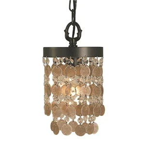 Framburg 1-Light Brushed Nickel Naomi Pendant - 2480BN - Picture 1 of 1