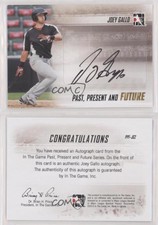 2013 ITG Past Present and Future Auto Joey Gallo #PPF-JG2 Auto