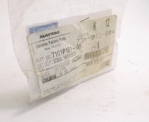 Genuine MAYTAG 7101P101-60 Thermostat - Screw Thermostat - Prepaid Shipping - Picture 1 of 3