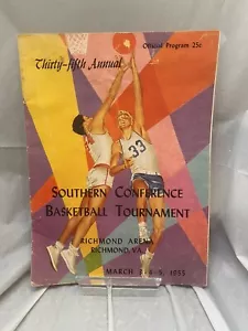 1955 35th Southern Conference Basketball Tournament Program Read Description - Picture 1 of 7