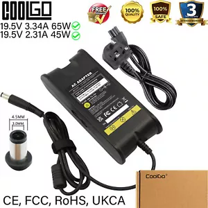 19.5V 3.34A 65W Charger Laptop AC Adapter For Dell Inspiron 14 15 17 Series PSU - Picture 1 of 8