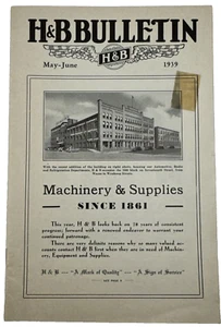 1939 May June H&B Bulletin Machinery & Supplies Catalog Henrie & Blothoff - Picture 1 of 5
