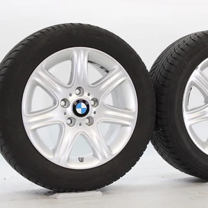 Ruedas de invierno originales 16 pulgadas BMW Serie 1 Serie 2 F20 F21 F22 F23 377 radios estrella + 5,5 mm - Imagen 1 de 11