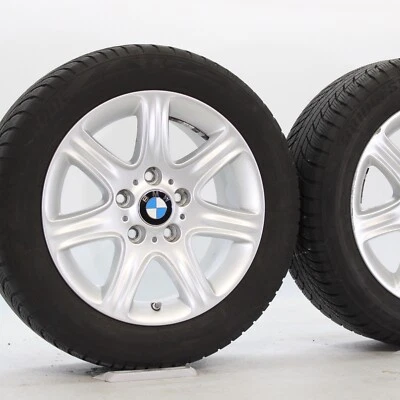 Original 16 Zoll BMW 1er 2er F20 F21 F22 F23 Winterräder 377 Sternspeiche +5,5mm - Bild 1 von 4