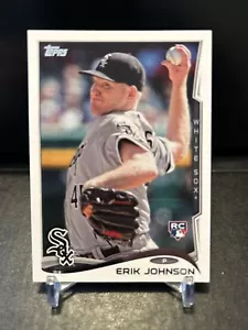 2014 Topps Erik Johnson Chicago White Sox #178 - Imagen 1 de 2