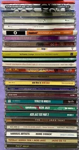 Huge Acid Jazz Compilation Lot 25 CDs Nu Jazz Downtempo Electronic Free Shipping - Picture 1 of 5