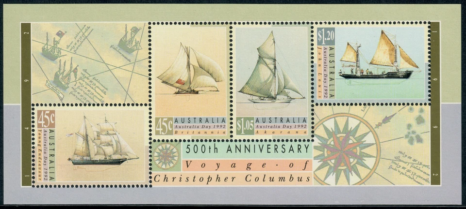 Australia - 1992 - Mini sheet - Australia Day - 3.15$ - #3952 - Image 1 of 1