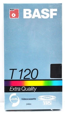 BASF   T-120   Extra Quality   VHS Video Cassette    NEW / SEALED - Image 1 of 3
