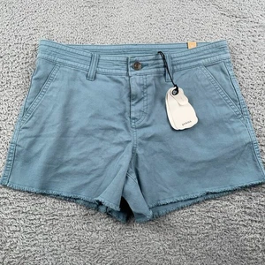 Prana Shorts Womens 4 Blue Sancho High Tide Casual Summer Cutoff 3.5" New - Picture 1 of 8