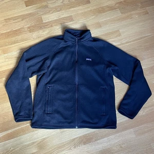 Patagonia Men’s Fleece Jacket Black Size M - Picture 1 of 9