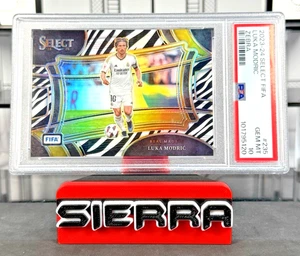 2023-24 Panini Select Luka Modric ZEBRA /25 REAL MADRID SP Color Match PSA 10 - Picture 1 of 5