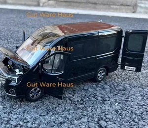 JMC 1/18 FORD TRANSIT Black Business van V348 T8 Diecast Models Car Collection - Bild 1 von 4