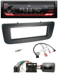 JVC Bluetooth USB DAB Lenkrad Autoradio für Skoda Fabia 07-14 Praktik Roomster s - Bild 1 von 9