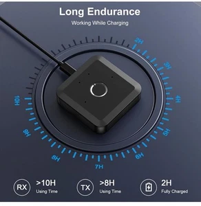 Bluetooth 5.2 Wireless Audio Adapter Transmitter Receiver For Car Tv Pc Aux Fm - Afbeelding 1 van 17
