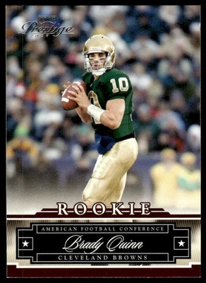 2007 Playoff Prestige #151 Brady Quinn (RC) - Image 1 of 2