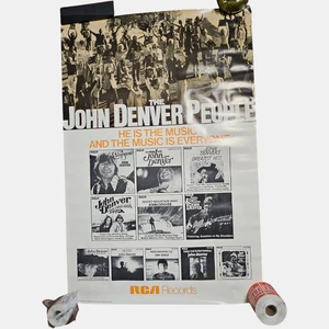 The John Denver People 24x36 Promo Album Poster Vintage 1976 RCA Records Werbung - Bild 1 von 9